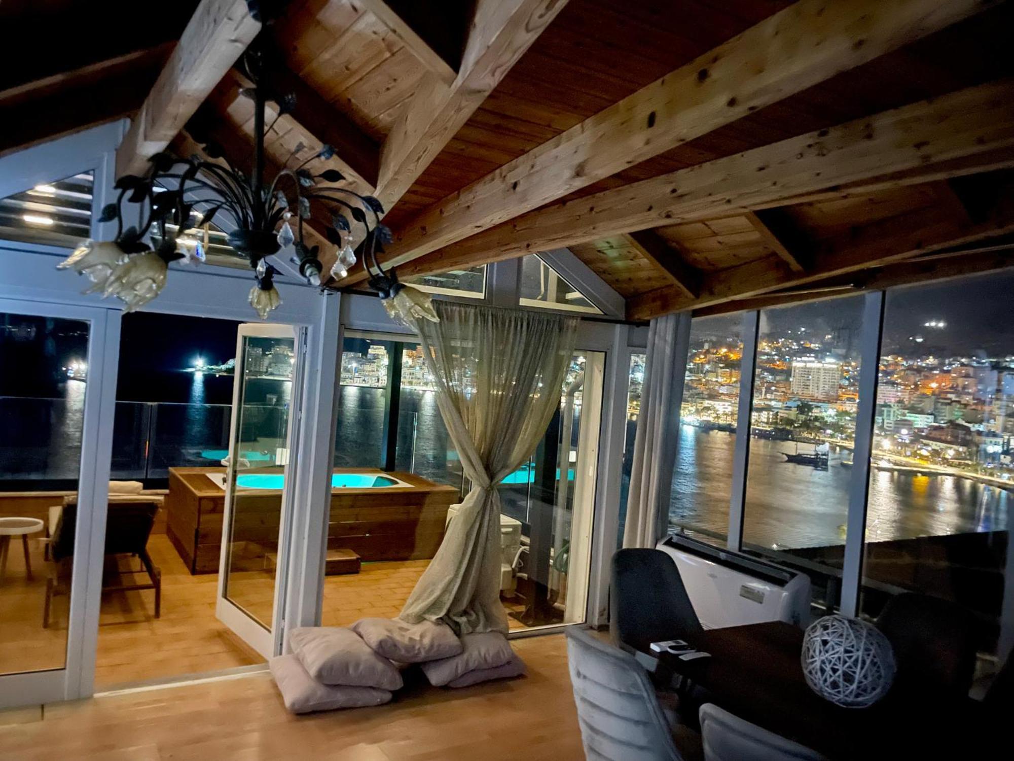 Апартаменти Seaview Golden Penthouse Саранда Екстер'єр фото